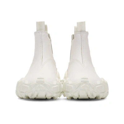 Shop Acne Studios White Gum Boots In White/white