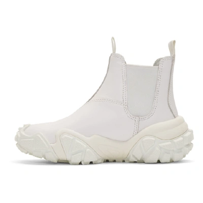 Shop Acne Studios White Gum Boots In White/white