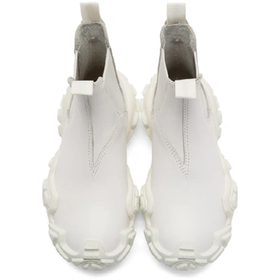 Shop Acne Studios White Gum Boots In White/white