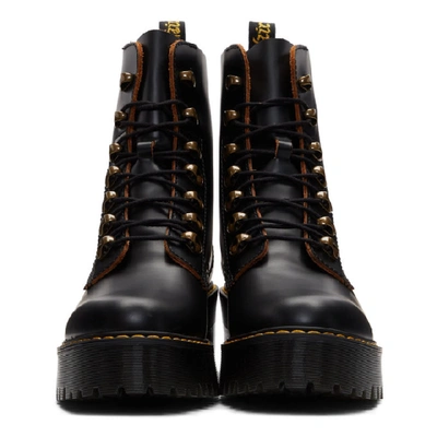 Shop Dr. Martens' Dr. Martens Black Heeled Leona Boots