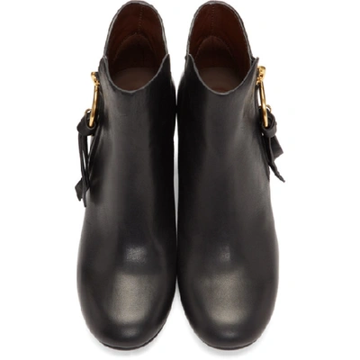 Shop See By Chloé See By Chloe Black Medium Louise Ankle Boots In 999 Black