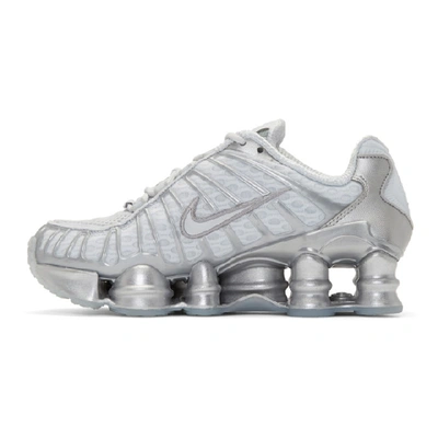 NIKE 灰色 SHOX TL 运动鞋