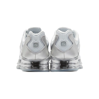 Shop Nike Grey Shox Tl Sneakers In 003 Pure Pl