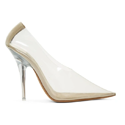 Shop Yeezy Transparent Pvc Pumps In Clear