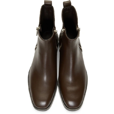 Shop 3.1 Phillip Lim / フィリップ リム 3.1 Phillip Lim Brown Alexa Boots In Ch212 Choco