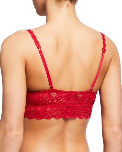 Shop Cosabella Never Say Never Sweetie Soft Bra In Bright Red