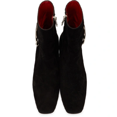 Shop Dorateymur Black Suede Nizip Re-edition Boots