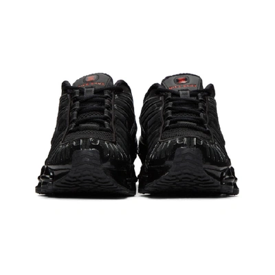 Shop Nike Black Shox Tl Sneakers In 002 Blkblk