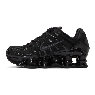 Shop Nike Black Shox Tl Sneakers In 002 Blkblk