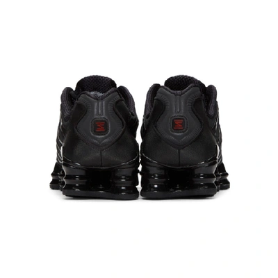 Shop Nike Black Shox Tl Sneakers In 002 Blkblk
