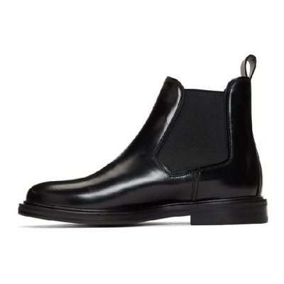 Shop Apc A.p.c. Black Johanne Chelsea Boots In Lzz Black