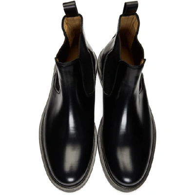 Shop A.p.c. Black Johanne Chelsea Boots In Lzz Black