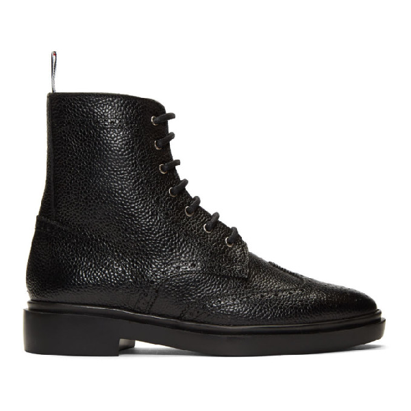 leather soled brogue boots