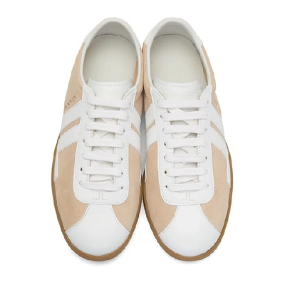 Shop Lanvin Pink & White Jl Sneakers In Pale Pink