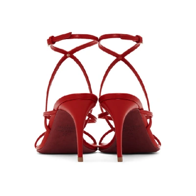 Shop Valentino Red  Garavani Strap Sandals In Ju5 Rouge P