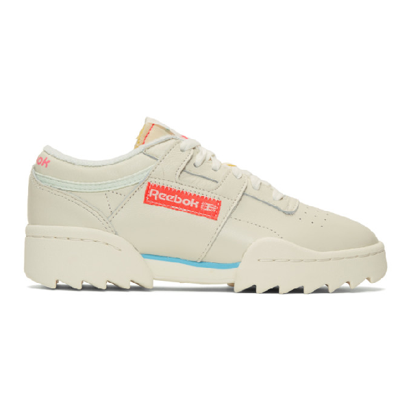 reebok off white sneakers