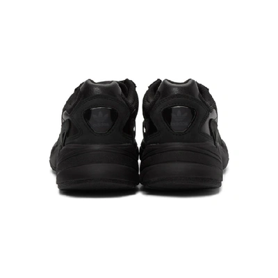 Shop Adidas Originals Black Falcon Sneakers