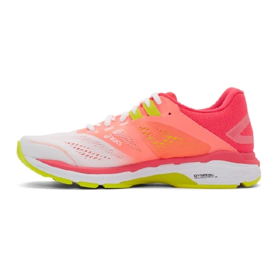 Shop Asics Pink And White Gt-2000 7 Sneakers In Wht/lpink