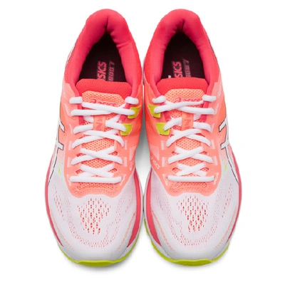 Shop Asics Pink And White Gt-2000 7 Sneakers In Wht/lpink