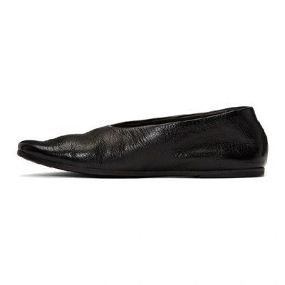 Shop Marsèll Black Coltellaccio Ballerina Flats