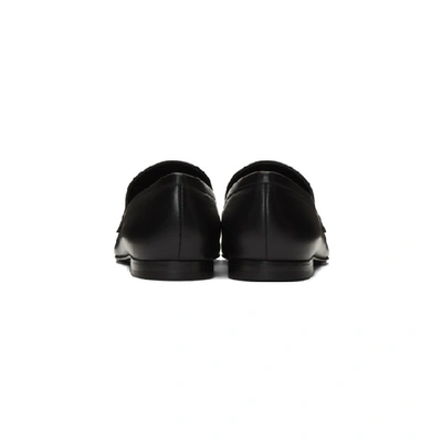 Shop Versace Black Medusa Chain Loafer In D41oh Black
