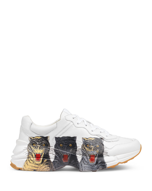 gucci white sneakers tiger