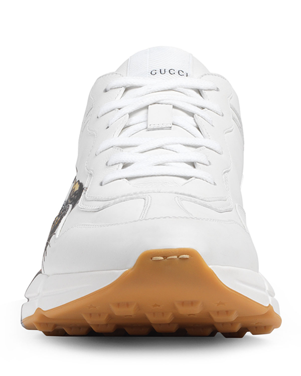 men's rhyton leather sneaker with tigers