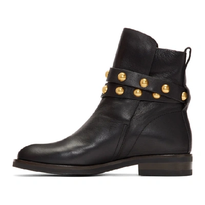 Shop See By Chloé See By Chloe Black Janis Ankle Boots In 999 Black