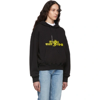 Shop Off-white Black And Yellow Halftone Over Hoodie In Blk/yellow