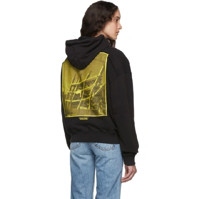 Shop Off-white Black And Yellow Halftone Over Hoodie In Blk/yellow