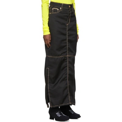 Shop Eytys Black Vapor Cali Skirt