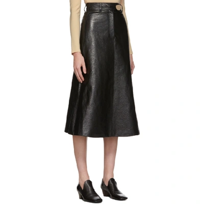 Shop A.w.a.k.e. Mode Black Patent Back-to-front Skirt