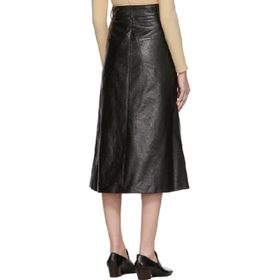 Shop A.w.a.k.e. Mode Black Patent Back-to-front Skirt