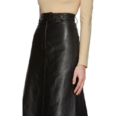 Shop A.w.a.k.e. Mode Black Patent Back-to-front Skirt