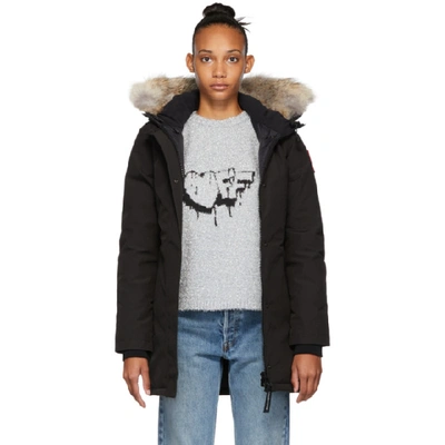 Shop Canada Goose Black Down Victoria Parka In 61 Black