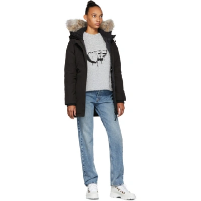 Shop Canada Goose Black Down Victoria Parka In 61 Black