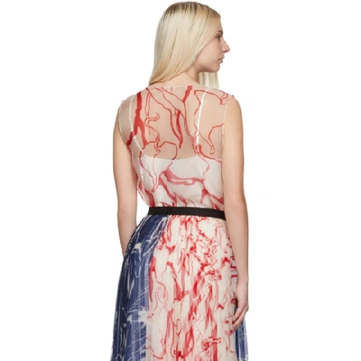 Shop Marina Moscone Ssense Exclusive Multicolor Silk Print Tank Top