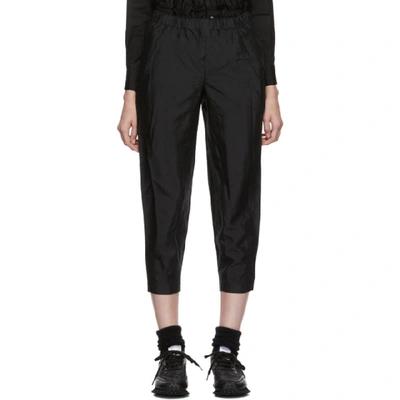 Shop Comme Des Garçons Comme Des Garçons Comme Des Garcons Comme Des Garcons Black Irregular Weft Trousers In 1 Black