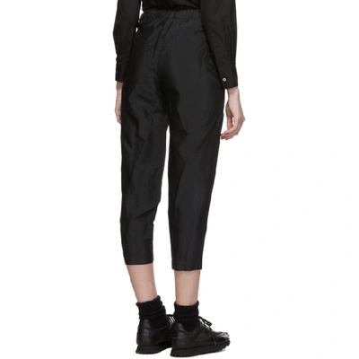 Shop Comme Des Garçons Comme Des Garçons Comme Des Garcons Comme Des Garcons Black Irregular Weft Trousers In 1 Black