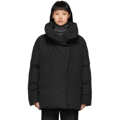 Shop Totême Toteme Black Down Annecy Jacket In 200 Black