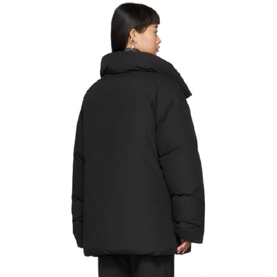 Shop Totême Toteme Black Down Annecy Jacket In 200 Black