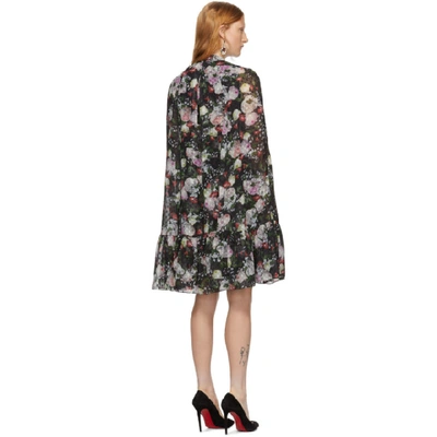 Shop Erdem Black Constantine Dress