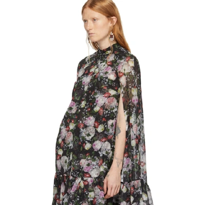 Shop Erdem Black Constantine Dress