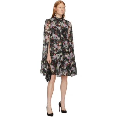 Shop Erdem Black Constantine Dress