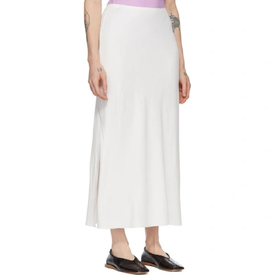 Shop Studio Nicholson Off-white Boon Skirt In Cream
