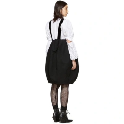 Shop Comme Des Garçons Comme Des Garcons Black Bubble Suspender Skirt In 1 Black