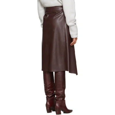 Shop Aeron Purple Nola Wrap Skirt In 163 Deepwin