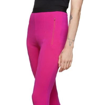 Shop Balenciaga Pink Logo Jogger Lounge Pants In 5702 Peony