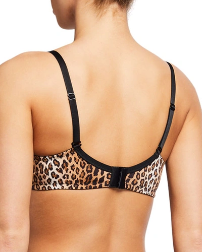 Shop Cosabella Evolution Leopard Mesh-inset Soft Bra