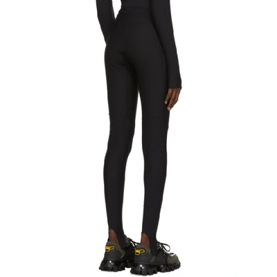 Shop Ambush Black Mini Logo Scuba Leggings